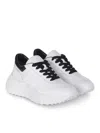 Hogan Low-top H-stripes Leather Sneakers In White
