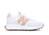 Hogan White And Cream Sneakers In Yellow