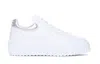 Hogan Chunky Sole White Sneakers With Metallic Accents In White
