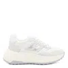 Hogan Chunky Sole Sneakers With Layered Design In Gray
