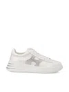 Hogan Sneakers Elevated Perforated Detail In White
