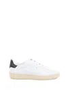 Hogan Leather Sneakers With Perforated Round Toe In White
