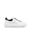 Hogan H-stripes Low-top Sneakers In White