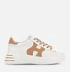 Hogan Rebel Sneakers In Nappa Leather Multicolor In White