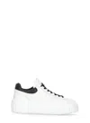 Hogan Stylish Sneakers With Platform And Textured Sole In White