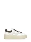 Hogan H-stripes Sneakers In White