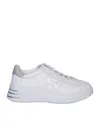 Hogan White Sneakers With Chunky Platform Sole In White