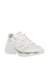 Hogan Leather Sneakers With Chunky Rubber Sole In White