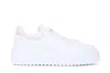 Hogan H-stripes Allacciato H Leather Sneakers In White