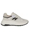 Hogan H669 Lace-up Leather Shoes In White