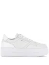 Hogan Platform Skyscraper Sneakers With In White