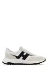 Hogan Men's Hyperlight Suede And Mesh Sneakers In White