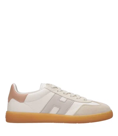 Hogan Sneakers White+pink In Neutral