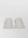 Hogan Sneakers With Contrasting Heel Tab And Round Toe In Neutral