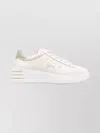 Hogan Sneakers With Flat Sole And Round Toe In White
