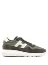 Hogan Interactive Panelled Leather Sneakers In Multicolour
