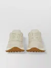 Hogan Sneakers With Round Toe And Rubber Sole In Neutral