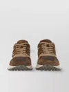 Hogan Sneakers With Round Toe And Rubber Sole In Brown