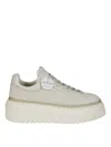 Hogan Sneakers With Textured Sole And Secure Fit In White