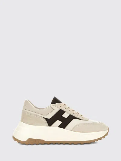 Hogan Sneakers Woman Color Beige In Neutral
