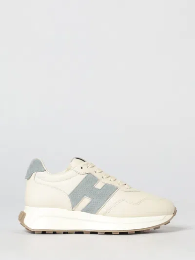Hogan Sneakers  Woman Color White In Animal Print