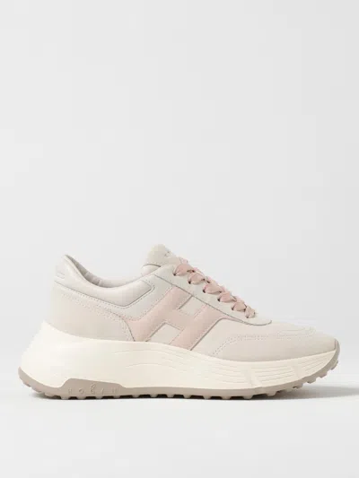 Hogan H669 Leather Low-top Sneakers In Neutral