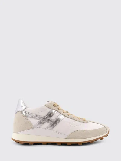 Hogan Athletic Suede Sneakers In Neutral