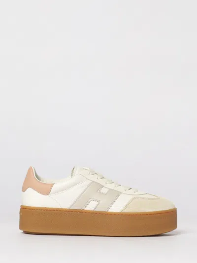 Hogan Sneakers  Damen Farbe Beige In White