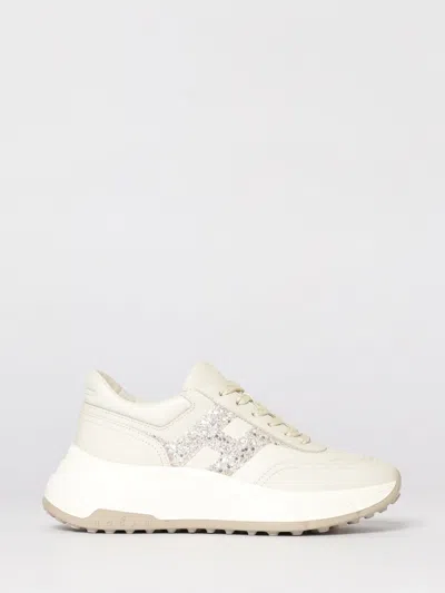 Hogan Sneakers  Damen Farbe Beige In White