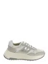 Hogan Chunky Sole Sneakers With Layered Design In Gray