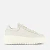 Hogan Logo-embroidered Low-top Sneakers In Yogurt