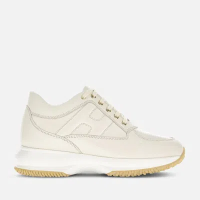 Hogan Sneakers In Yogurt