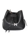 Hogan Soft Structured Mini Bag In Black