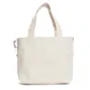 Hogan Cotton Tote Bag In White
