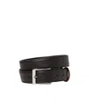 Hogan Square Buckle Belt In Black