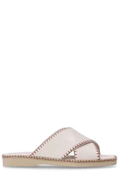 HOGAN H660 SQUARE TOE SLIDES