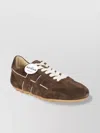 Hogan Stitched Contrast Rubber Sole Suede Finish