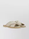 Hogan Crossover-strap Leather Sandals