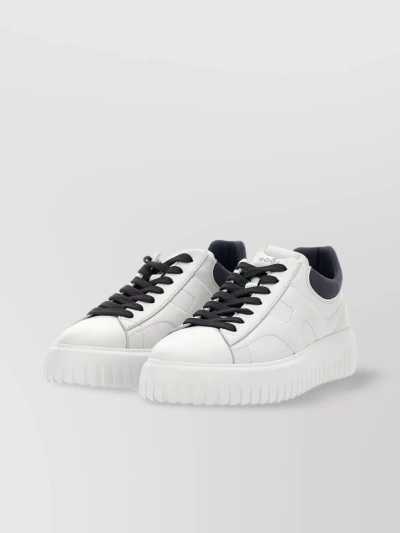 Hogan Striped H Nappa Leather Sneakers