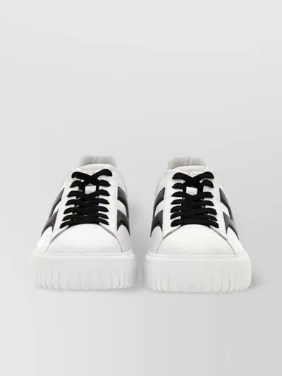 Hogan Sneakers  H-stripes Blackwhite In White