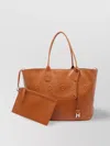 Hogan Structured Double Handle Shoulder Bag