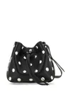 Hogan Stud-embellished Bucket Bag In Black