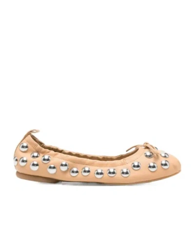 Hogan Studded Ballet Flats In Multi