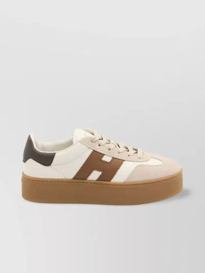 Hogan Stylish Platform Sneakers Featuring H Detail
