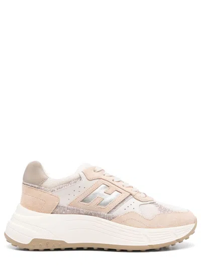 Hogan Stylish Sneakers With 6.5 Cm Heel For Women In Multi