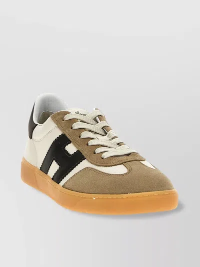 Hogan Stylish Sneakers With Contrast Panels And Rubber Sole