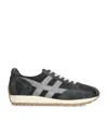 Hogan Low-top Sneakers Round Toeline In Blue