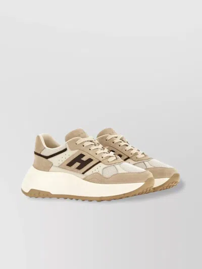 Hogan Suede And Mesh Sneakers