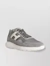 Hogan Interactive 3 Grey Suede Blend Sneakers