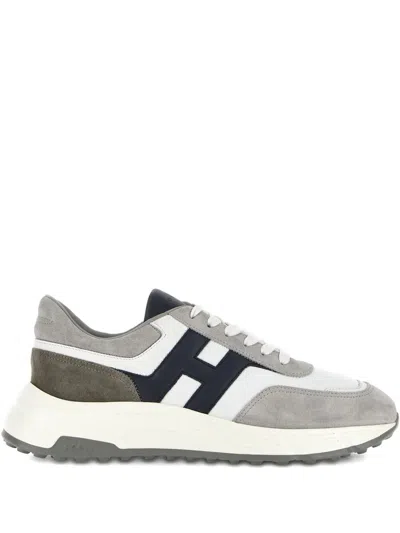 HOGAN HOGAN SUEDE AND SMOOTH LEATHER HYPERLIGHT SNEAKERS